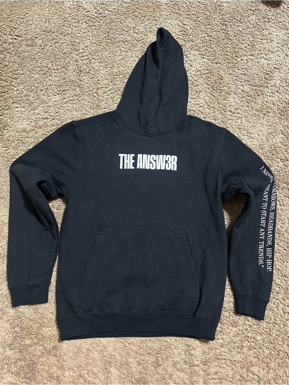 Vintage NBA Allen Iverson “triple black” hoodie 00s size medium - Picture 7 of 10